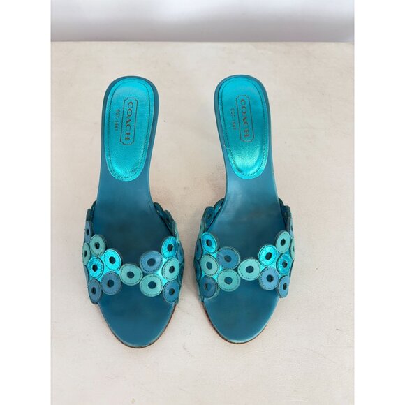 Coach A3-153 "Blane" Heel Slide Sandals, Women's Size 8B - Picture 3 of 5